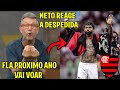 CRAQUE NETO REAGIU AO FLAMENGO E A DESPEDIDA DE GABIGOL - FLAMENGO 2X2 VITORIA 