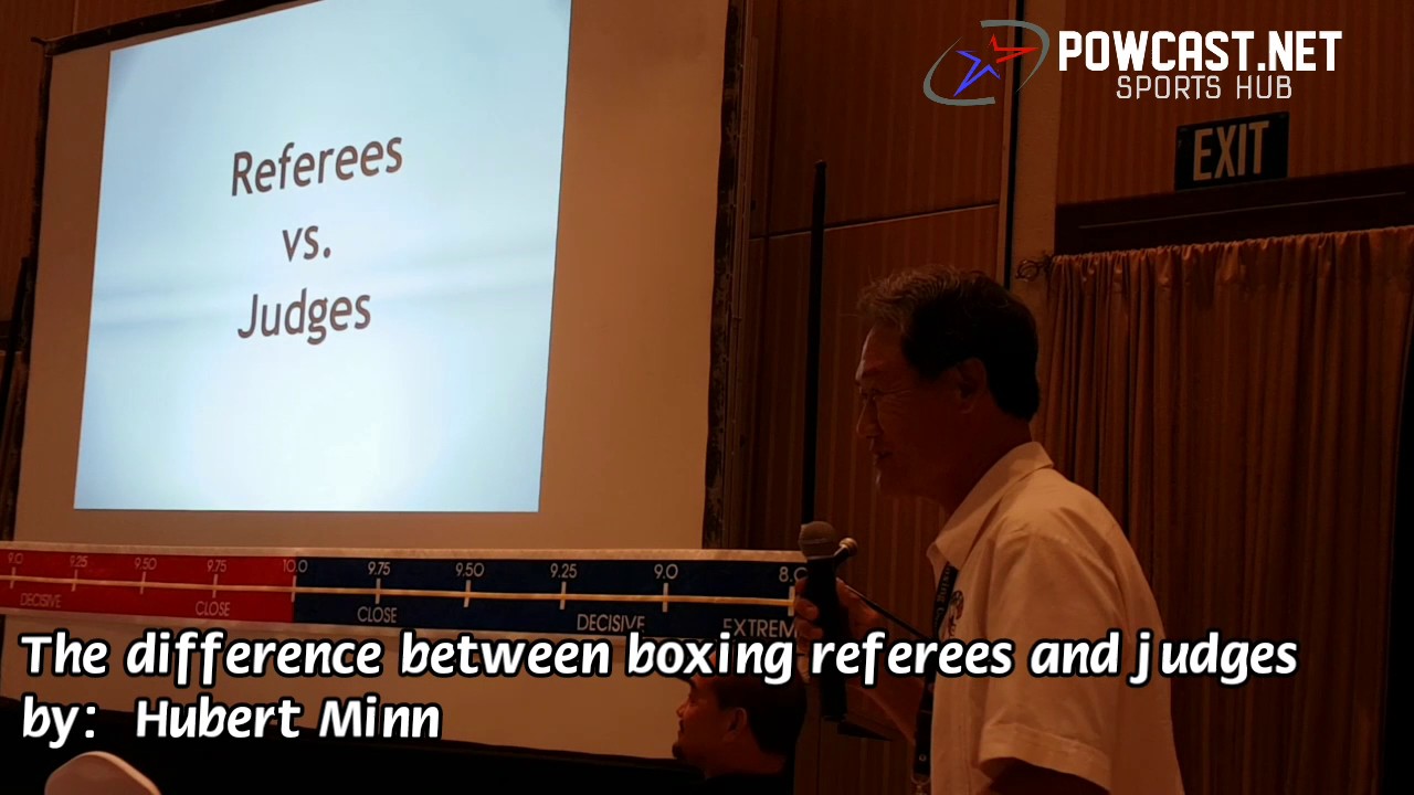 The Difference Between A Boxing Judges Vs Referees - YouTube