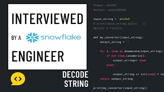Decode string problem (Python Interview)