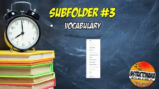 How to Use Instructomania Unit Sub Folder #3 History Vocabulary Lessons