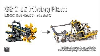 GBC 15 Mining Plant - Building Instructions - 42055 C Model Bucket Wheel Excavator