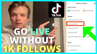 How To Go Live On TikTok Without 1000 Followers (EASY 2024)