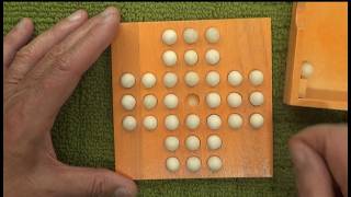 How to Solve Peg Solitaire - Step by Step Instructions - Tutorial
