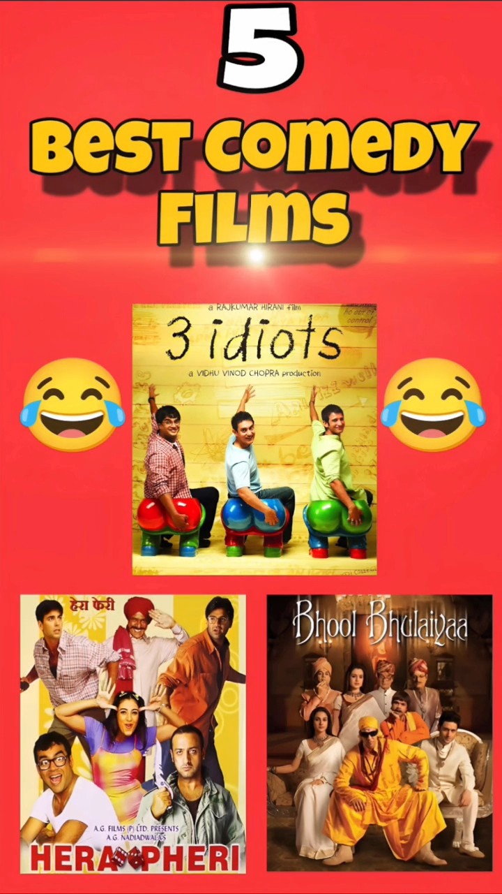 5 Best Bollywood Comedy Films 😂 Must Watch #shorts #comedy - YouTube