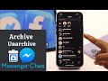 Hide and Unhide Chats on Facebook Messenger (Archive/Unarchive Chats)