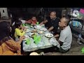 alhamdulillah umak bersama aba sahur bersama anak  dan cucu