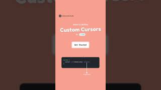 How to define custom cursors in CSS? 😍😍😍 #css3