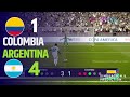 Penalty shootout ⚽ Argentina 4-1 Colombia 🏆 AMERICA CUP 2024 | Video game simulation