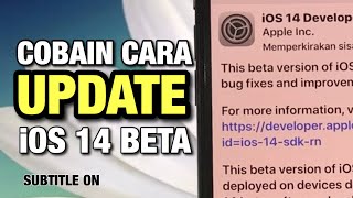 Cara Update iOs 14 Beta iphone