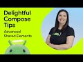 Advanced shared elements with shape morphing  | Jetpack Compose Tips