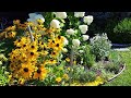 GARDEN TOUR IN MID AUGUST | PERENNIALS AND ANNUAL FLOWERS | GARDENING IN ZONE 5A CANADA |