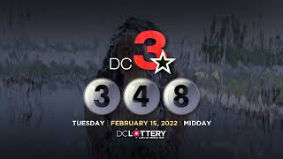 DC LOTTERY Midday 02/15/2022