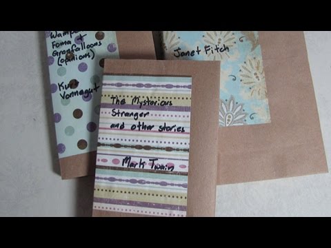 Make Pretty Paperback Book Covers - DIY Home - Guidecentral Make Pretty Paperback Book Covers - DIY Home - Guidecentral