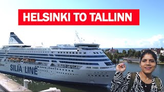 Helsinki to Tallinn Ferry (Viking Line) | A Day trip to Tallinn Estonia  | Masaledar Zayke