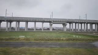 【超広角鉄道車窓】特急サンダーバード 金沢〜福井 進行左側 (速達便・途中停車駅無し)