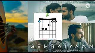 Gehraiyaan guitar chords lesson