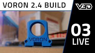 Building a Voron 2.4 Live! Part 3: Bed, AB Drives & Idlers