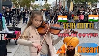 Teri Mitti Bollywood Song Violin Cover By Karolina Protsenko Hindi Song #creativecovertube