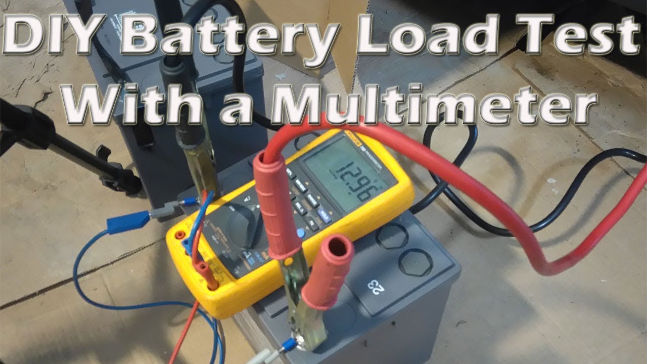 Battery Load Test Using Dmm