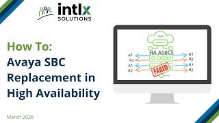 Avaya SBC Replacement in High Availability