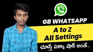 GB Whatsapp All Settings In Telugu 2023 | #rt360