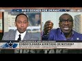 The Cowboys drama is HILARIOUS! BEAUTIFUL! 😍 Stephen A. LOVES the latest on Dak & Micah  First Take