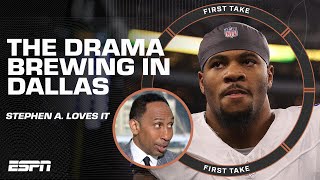The Cowboys drama is HILARIOUS! BEAUTIFUL! 😍 Stephen A. LOVES the latest on Dak & Micah | First Take