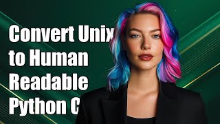 Convert Unix timestamp value to human readable python