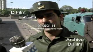 DiFilm - Gendarmeria Nacional operativo en Buenos Aires 1991