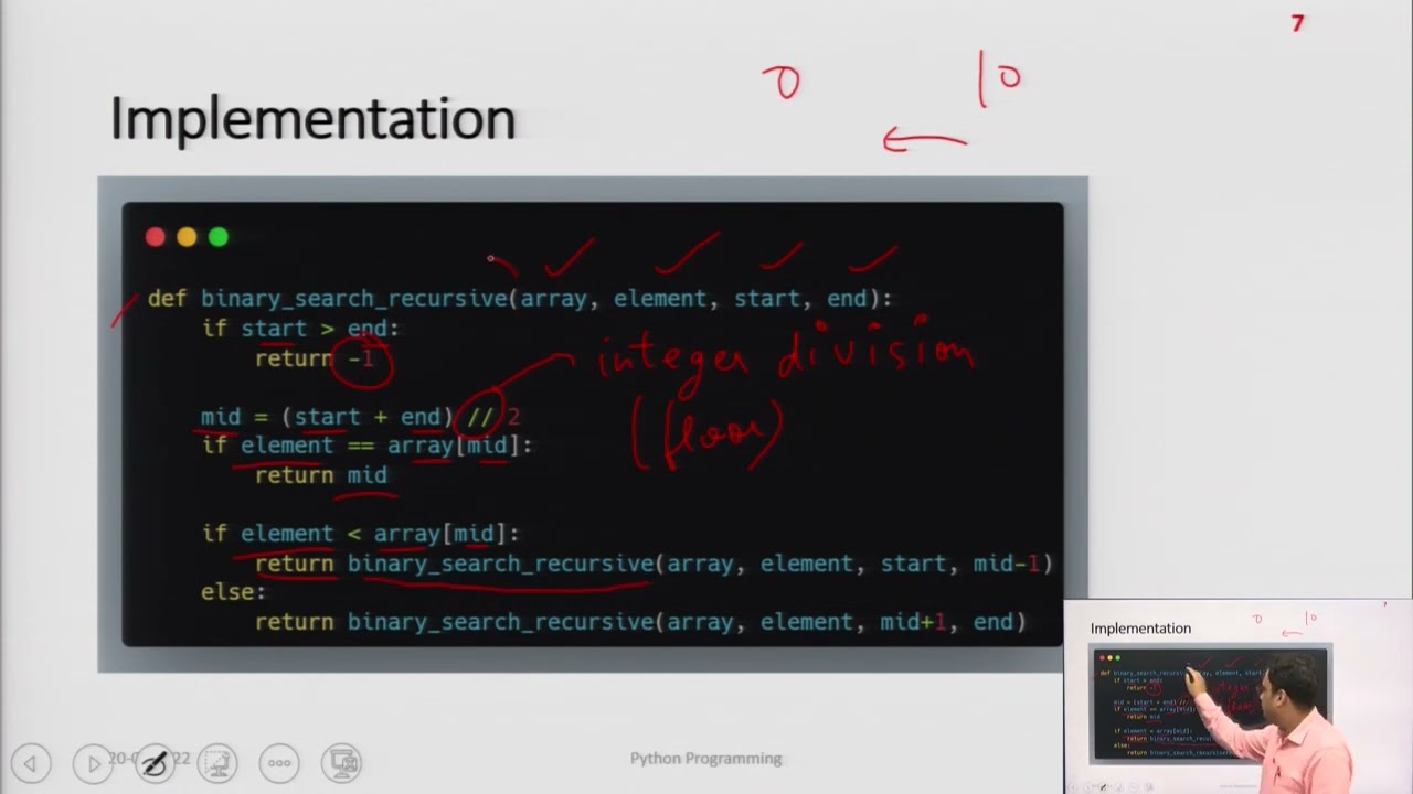 Recursive Binary Search - YouTube