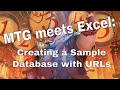 Magic: the Gathering meets Excel - Creating a Sample Database from Websites