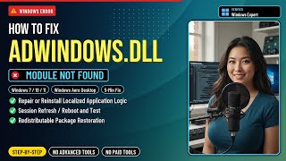 Fix adwindows.dll Error!