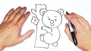 Como dibujar un Koala | Como dibujar Animales
