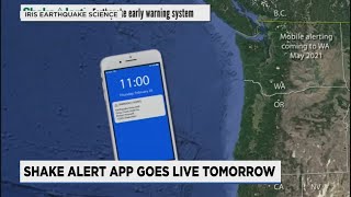 ShakeAlert app goes live in the Pacific Northwest Thursday