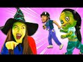 The Witch Dance & Face Puzzle Songs Collection | Hokie Pokie Kids Videos