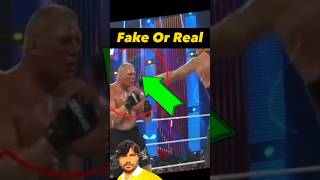 WWE Fake Or Real||Undertaker Vs Brock Lesnar#shorts