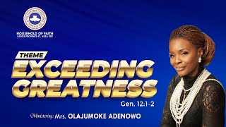 Olajumoke Adenowo| RCCG HOUSE OF FAITH AGUDA