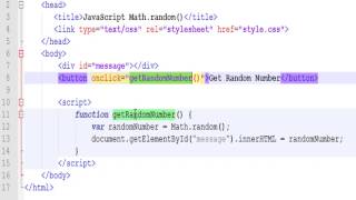 JavaScript Math.random(), Math.floor() and Math.ceil