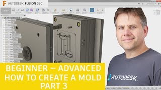 Fusion 360 Tutorial — Beginner To Advanced — How To Create a Mold— Part 3