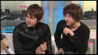 The Last Shadow Puppets (Alex Turner and Miles Kane) Reading Festival 2008 interview