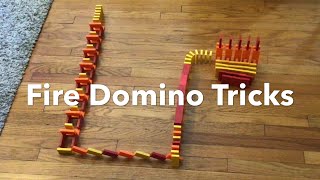 Fire Domino Tricks | AlKaTrav Productions