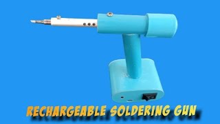 You have never met like this before.How to make rechargeable soldering gun at home.DIY