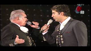 Alejandro & Vicente Fernandez - Perdón en vivo HD