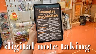 digital note taking | how i take my notes on ipad