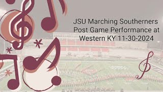 JSU Marching Southerners Post Game Performance at Western KY 11-30-2024