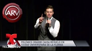 Polémico discurso de odio en Universidad de la Florida | Al Rojo Vivo | Telemundo