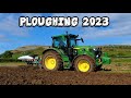 Ploughing 2023 ~ John Deere 6R 150 With Kverneland Plough ~ Haworth Agri Contractors