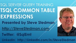 SQL Server - Common Table Expressions