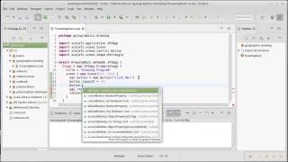 Basic ScalaFX GUI