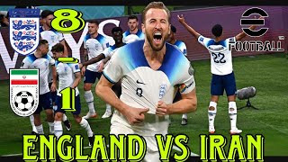 PES23 | ENGLAND VS IRAN FIFA WORLD CUP 2022